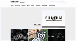 Desktop Screenshot of fujifilm.co.nz