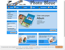 Tablet Screenshot of photobleue.fujifilm.fr