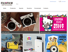 Tablet Screenshot of mail.fujifilm.com.pe